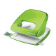 Perforatore 5008 New NeXXt WOW - passo 8 cm - max 30 fogli - 2 fori - verde lime - Leitz