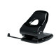 Perforatore 860 - max 60 fogli - 2 fori - passo 8 cm - nero - Lebez