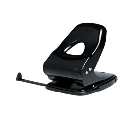 Perforatore 860 - max 60 fogli - 2 fori - passo 8 cm - nero - Lebez