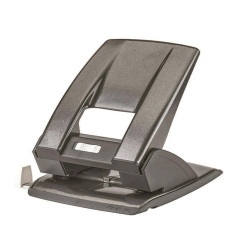 Perforatore Kangaro - 2 fori - max 60 fogli - nero - Iternet