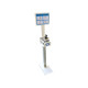 Piantana da terra porta dispenser da 500ml - max Ø 80mm - Metalplus