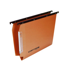 Cartella sospesa Cartesio - armadio - interasse 33 cm - fondo V - 33 x 28 cm - arancio - Bertesi