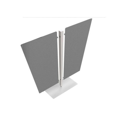 Piantana Moody - a 2 pannelli - H 140 cm - grigio