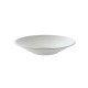 Piatto fondo monouso bio - rotondo - diametro 19,5 cm - 500 ml - cellulosa/canna da zucchero - bianco - Leone - conf. 50 pezzi