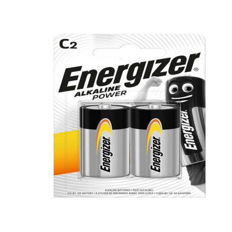 Pila mezzatorcia - C - LR14 - Power - alcaline - Energizer - blister 2 pezzi