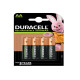 Pila stilo AA - 1,2V - Precharged  - ricaricabili - Duracell - blister 4 pezzi