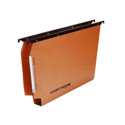 Cartella sospesa Cartesio Eco-logica - armadio - 33 cm - fondo U - 33 x 28 cm - arancio - Bertesi