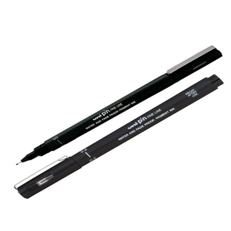 Pin fineliner  - punta 0,2mm - nero - Uni Mitsubishi