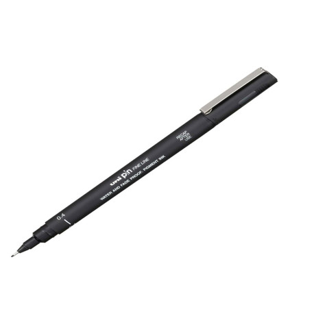 Pin fineliner - punta 0,4 mm - nero - Uni Mitsubishi