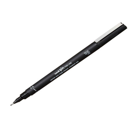 Pin fineliner - punta 0,6 mm - nero - Uni Mitsubishi
