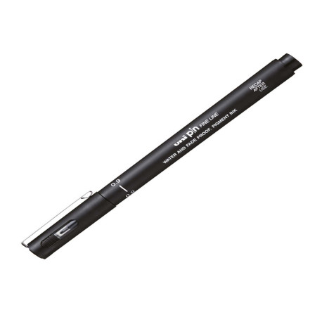 Pin fineliner - punta 0.9 mm - nero - Uni Mitsubishi
