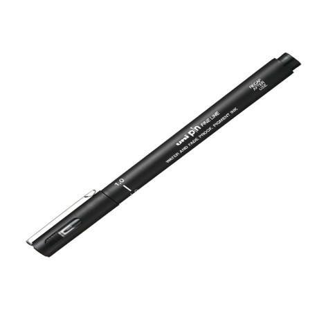 Pin fineliner - punta 1.0 mm - nero - Uni Mitsubishi