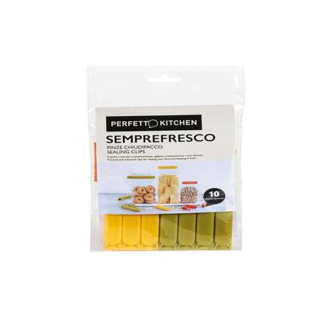 Pinze chiudi pacco Semprefresco - Perfetto - set 10 pezzi