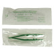 Pinzetta sterile - monouso - 10 cm - verde - PVS