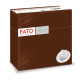 Busta portaposate - linea AirLaid - 40 x 40 cm - cacao - Fato - conf. 50 pezzi