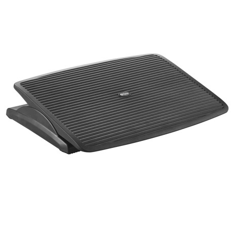Poggiapiedi ergonimico Bold - inclinazione regolabile - 47 x 35,5 x 9,5 cm - nero - Titanium