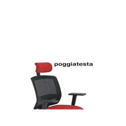 Poggiatesta per seduta Molly A - rosso - Unisit