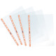 Buste forate Pastel - c/ banda - liscia - 22 x 30 cm - arancio - Favorit - conf. 25 pezzi