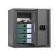 Armadio di sicurezza linea Easy Home - ignifugo - 523 x 475 x 698 mm - grigio scuro - Security Italia