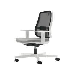 Poltrona direzionale Blaze BLYTB - con braccioli regolabili - grigio - Unisit