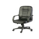 Poltrona direzionale Detroit HC4418H - con ruote e braccioli - nero - Serena Group