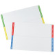 Cartoncini per cartelle sospese - cassetto - 28 cartoncini per foglio - 31 cm - Bertesi - conf. 10 fogli