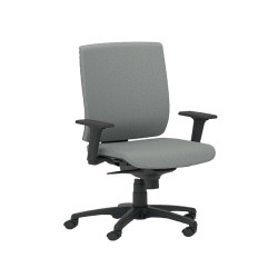 Poltrona semidirezionale Kind KIAT - con braccioli regolabili - grigio chiaro - Unisit