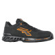 Calzatura di sicurezza Bruce - S1PS FO SR ESD - numero 38 - nero/arancione - U-Power