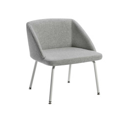Poltroncina attesa Norma NO4CV - grigio chiaro - Unisit
