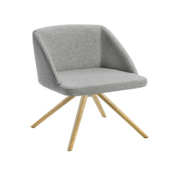 Poltroncina attesa Norma NO4LV - grigio chiaro - Unisit