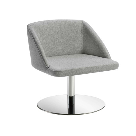 Poltroncina attesa Norma NOG - grigio chiaro - Unisit
