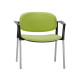 Poltroncina visitatore Step SPBSBR - con braccioli inclusi - verde - Unisit