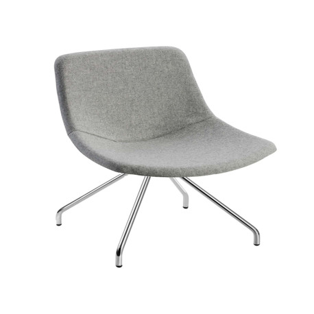 Poltroncina visitatore Tosca TO4CV - senza braccioli - grigio chiaro - Unisit