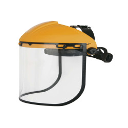 Porta visiera con protezione frontale + Visiera Balbi 2 - giallo - Deltaplus