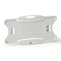 Portabadge Eco - per 1 tessera - 54 x 87 mm - grigio - Durable - conf. 10 pezzi