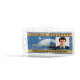 Portabadge rigido - 5,4 x 8,7 cm - trasparente - Durable - conf. 10 pezzi