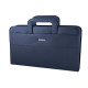 Portablocco - similpelle - c/anelli - blu - 28,5x36 cm - City Time