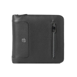Portablocco Gate Trended - 19 x 23 cm - f.to utile A5 - ecopelle - nero - In Tempo