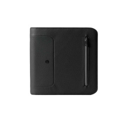Portablocco Gate Trended - 28 x 35 cm - f.to utile A4 - ecopelle - nero - In Tempo