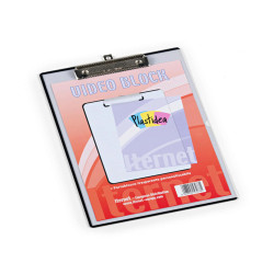 Portablocco in PPL con molla in metallo personalizzabile - A4 - trasparente - Iternet