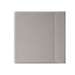 Portablocco Meet - con alette magnetiche - 31 x 25 x 1,4 cm - grigio - In Tempo