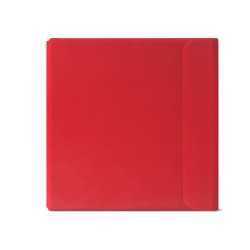 Portablocco Meet - con alette magnetiche - 31 x 25 x 1,4 cm - rosso - In Tempo