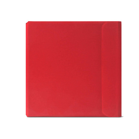 Portablocco Meet - con alette magnetiche - 31 x 25 x 1,4 cm - rosso - In Tempo