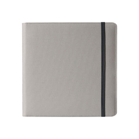 Portablocco Meet - con elastico - 31 x 25 x 1,4 cm - grigio - In Tempo