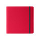 Portablocco Meet - con elastico - 31 x 25 x 1,4 cm - rosso - In Tempo