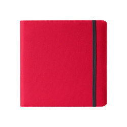 Portablocco Meet - con elastico - 31 x 25 x 1,4 cm - rosso - In Tempo