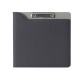 Portablocco Meet - con molla - 31 x 25 x 1,5 cm - grigio - InTempo