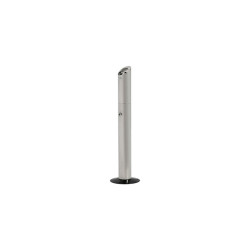 Portacenere da terra - da esterno - diametro 18 cm - H 90 cm - acciaio inox