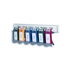 Portachiavi Key Clip - colori assortiti - Durable - conf. 6 pezzi
