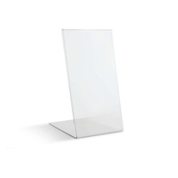 Portadepliant con base a L - 1/3 A4 - 10 x 21 cm - Lebez